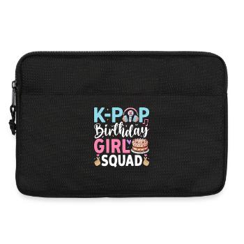 K-Pop Birthday Girl Squad - Laptop bag 13" - black - Front