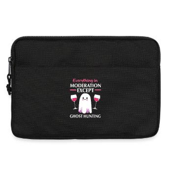 Paranormal Ghost Ghost Ghost Spooky - Laptop bag 13" - black - Front