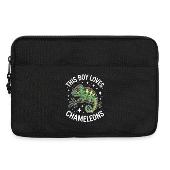 Chameleon Sayings Funny Chameleons Gift - Laptop bag 13" - black - Front