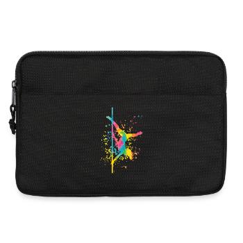 Pole Dance Bar Fitness Women Pole Dance - Laptop bag 13" - black - Front