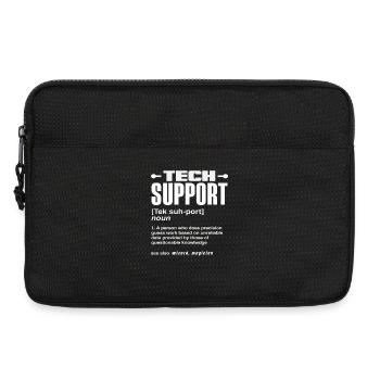 Lustige Tech Support Definition Magier IT - Laptoptasche 13" - Schwarz - Vorne