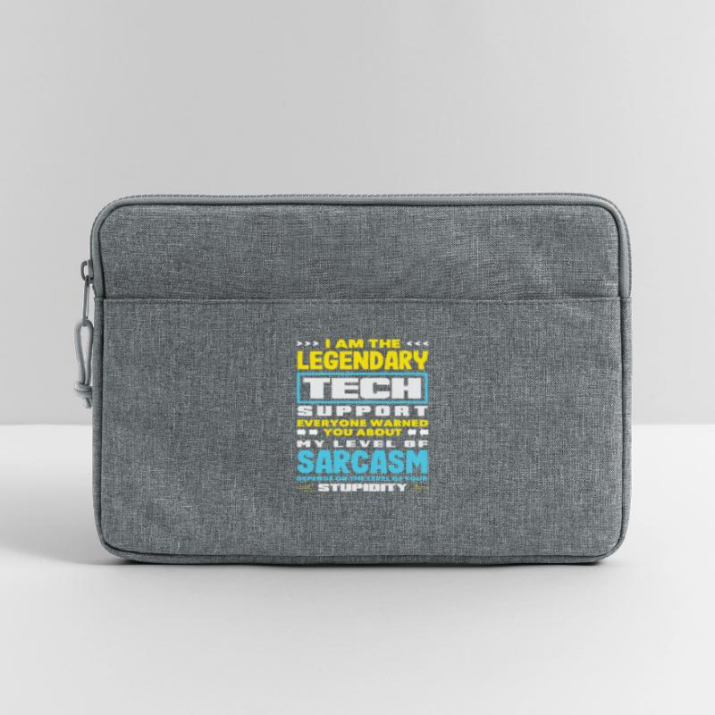 Legendary Tech Support Sarcasm IT Admin Laptop bag 13"
