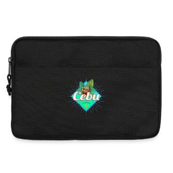 Cebu Island Philippines Coconut Retro Souvenir - Laptop bag 13" - black - Front