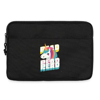 3x_Read - Unicorn - Laptop bag 13" - black - Front