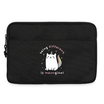 Being Different is Meowgical - Laptop bag 13" - black - Front
