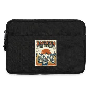 Banditen des Nordens Möwen Fischbrötchen Diebe  - Laptoptasche 13" - Schwarz - Vorne