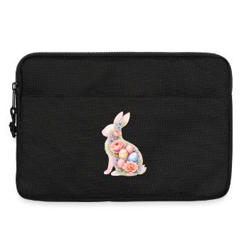 Hase Ostern Aquarell - Laptoptasche 13" - Schwarz - Vorne