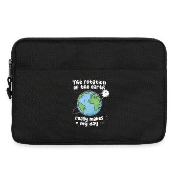 The Rotation of Earth Makes My Day Sarcasm - Laptop bag 13" - black - Front