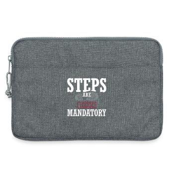 Schnittsaison Bei Reduziertem Kaloriendefizit - Laptoptasche 13" - Grau meliert - Vorne