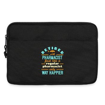Pensionierter Apotheker viel glücklicher - Laptoptasche 13" - Schwarz - Vorne