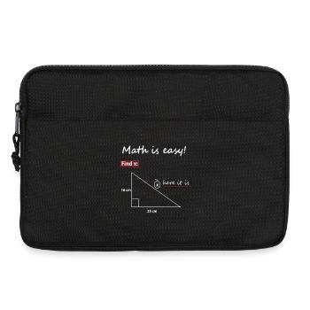 Find X Triangle Math Art - Laptoptasche 13" - Schwarz - Vorne