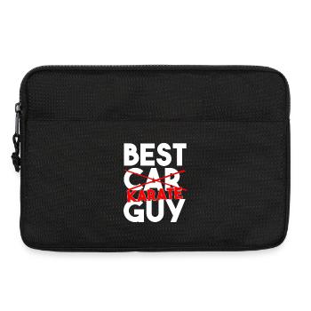 Rythme cardiaque Pouls de Karaté Silhouette d’arts martiaux - Sacoche pour ordinateur portable 13 pouces - noir - Devant