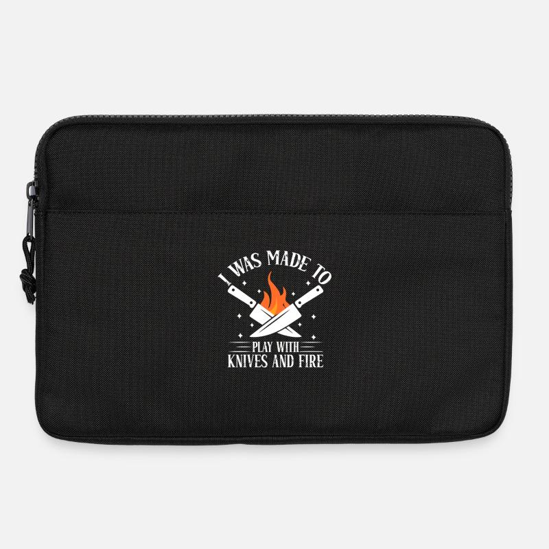 Chef drôle Chef Chef Boulanger Chef Uniforme Cuisine Moi - Sacoche pour ordinateur portable 13 pouces - noir