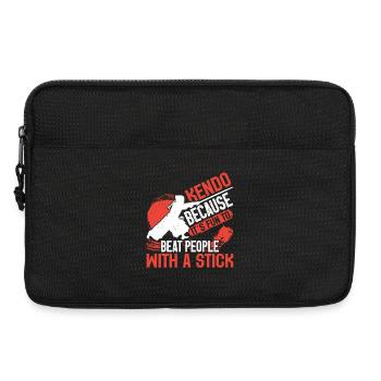  Kendo Swordsman Samurai Ninja Sinobi Kenjutsu - Laptop bag 13" - black - Front