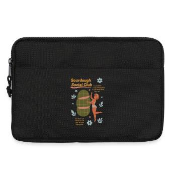 Sauerteig-Sozialclub Brotbacker - Laptoptasche 13" - Schwarz - Vorne
