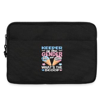 Lui ou elle quelle nouvelle glace - Sacoche pour ordinateur portable 13 pouces - noir - Devant
