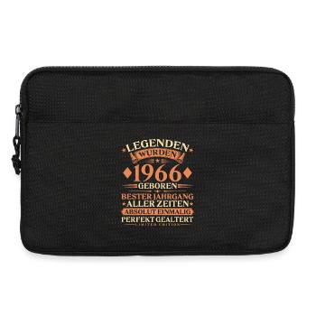 Legenden wurden 1966 geboren – 60. Geburtstag - Laptoptasche 13" - Schwarz - Vorne