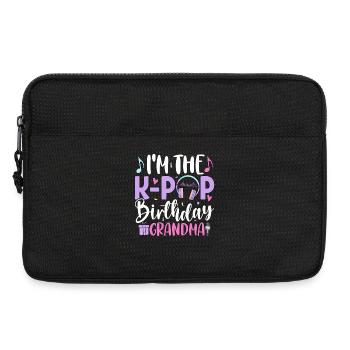 I'm The K Pop Birthday Grandma - Laptop bag 13" - black - Front