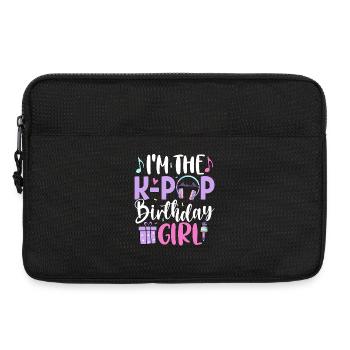 I'm The K Pop Birthday Girl - Laptop bag 13" - black - Front