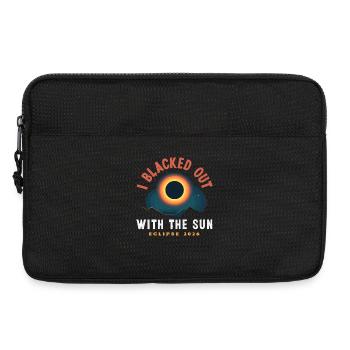 Solar eclipse 2026, August 12 - Laptop bag 13" - black - Front