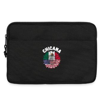 Fierté du Mexique & Maison Drapeau du Mexique - Sacoche pour ordinateur portable 13 pouces - noir - Devant
