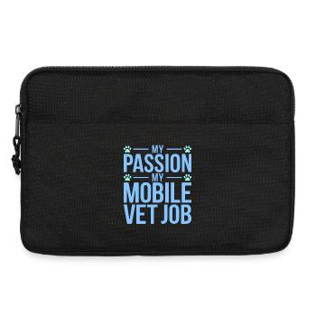 Mobile Vet My Passion My Pet Care Professional - Laptoptasche 13" - Schwarz - Vorne