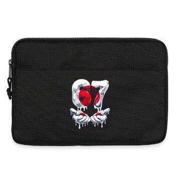 Fußball 67 Meme für Jungen Kinder 67 sechs sieben 6 7 - Laptoptasche 13" - Schwarz - Vorne