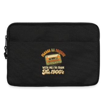 Patience with me 1900 cassette - Laptop bag 13" - black - Front