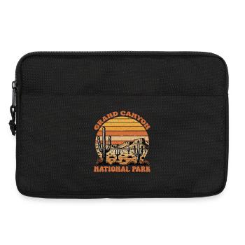 Grand Canyon Nationalpark Retro - Laptoptasche 13" - Schwarz - Vorne