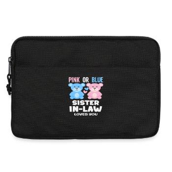 Pink Oder Blau Stiefschwester Liebt Dich - Laptoptasche 13" - Schwarz - Vorne