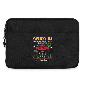 Visites touristiques de la zone 51 - Sacoche pour ordinateur portable 13 pouces - noir - Devant