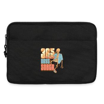 Anti-alcoholic abstinent 365 days fasting - Laptop bag 13" - black - Front