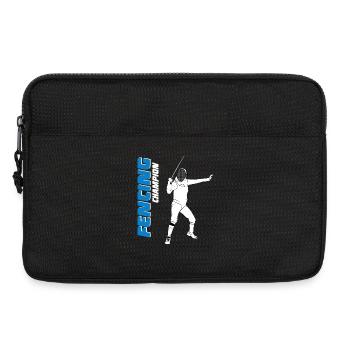 Fencing - Fechten - Fechter - Fechtkampf - Laptoptasche 13" - Schwarz - Vorne