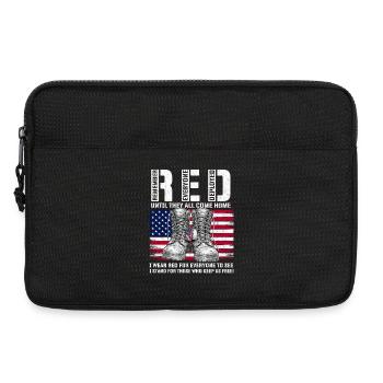 RED Friday Remember Everyone Deployed Home - Laptoptasche 13" - Schwarz - Vorne