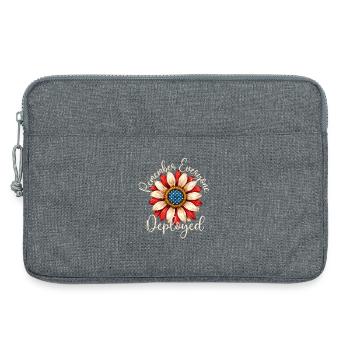 Denken Sie daran, dass alle RED Friday Troops eingesetzt haben - Laptoptasche 13" - Grau meliert - Vorne