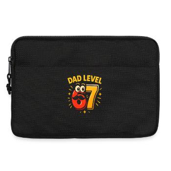 Dad Level 67 Six Seven Meme Father Dad Humor - Laptop bag 13" - black - Front