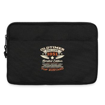 75. Geburtstag Geschenk Mann Oldtimer 1951 Legende - Laptoptasche 13" - Schwarz - Vorne