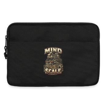 Modelleisenbahn Eisenbahn Mind The Scale - Sacoche pour ordinateur portable 13 pouces - noir - Devant