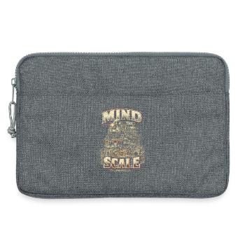 Model Railway Railway Mind The Scale - Laptop bag 13" - heather grey - Front