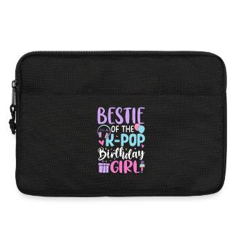 Bestie Of The K Pop Birthday Girl - Laptop bag 13" - black - Front