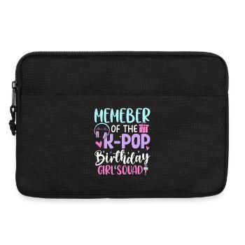 Member Of The K Pop Birthday Girl - Laptoptasche 13" - Schwarz - Vorne