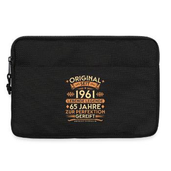 Original seit 1961 – Lebende Legende 65 Jahre - Laptoptasche 13" - Schwarz - Vorne