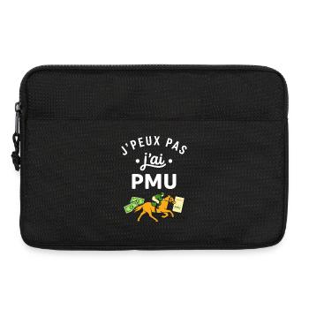 J’peux pas j’ai PMU - Sacoche pour ordinateur portable 13 pouces - noir - Devant