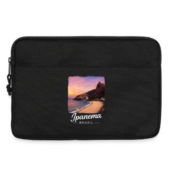 Ipanema, Brésil - Sacoche pour ordinateur portable 13 pouces - noir - Devant
