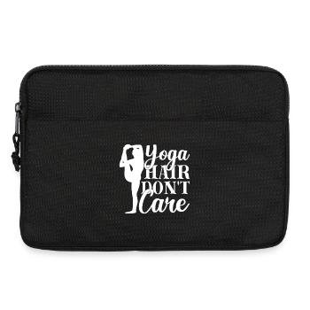 Les passionnés de Pilates Yoga Cheveux ne se soucient pas du Pilates - Sacoche pour ordinateur portable 13 pouces - noir - Devant