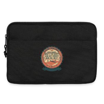 Pickleball Playing Play Pickleball Court Paddles - Laptop bag 13" - black - Front