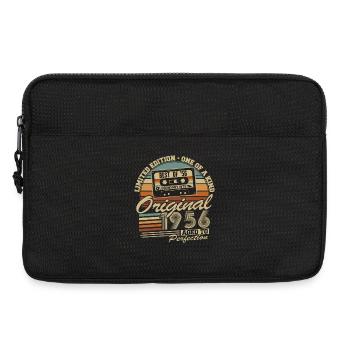 Original 1956 Vintage Vintage Birthday Retro - Laptop bag 13" - black - Front