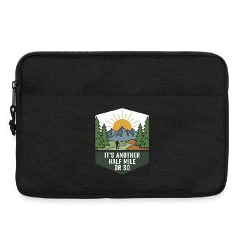 Wandern Camping Trekking Draußen Natur Berg - Laptoptasche 13" - Schwarz - Vorne