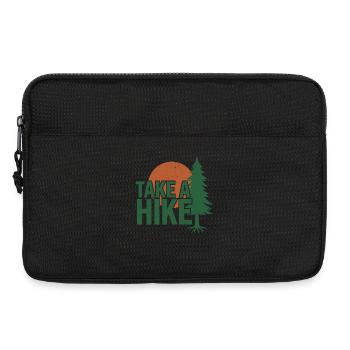 Wandern Camping Trekking Draußen Natur Berg - Laptoptasche 13" - Schwarz - Vorne