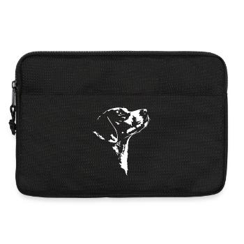 Harrier Silhouette Dog Dog Wilsigns - Laptop bag 13" - black - Front